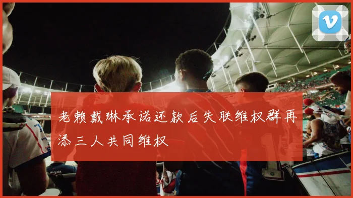 老赖戴琳承诺还款后失联维权群再添三人共同维权